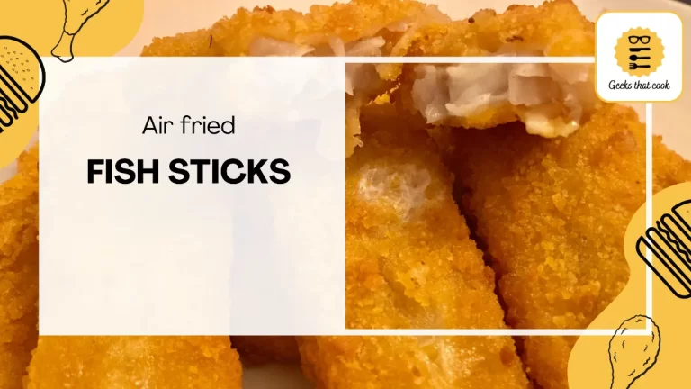 How to cook fish sticks in an air fryer