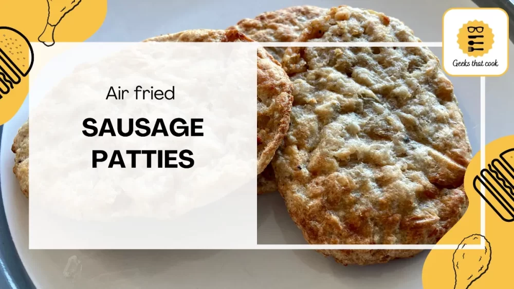 Frozen Sausage Patties in an Air Fryer