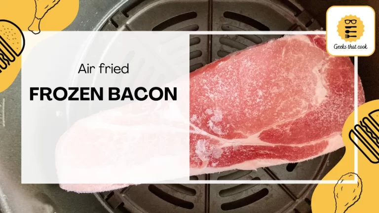 Air Fried Frozen Bacon