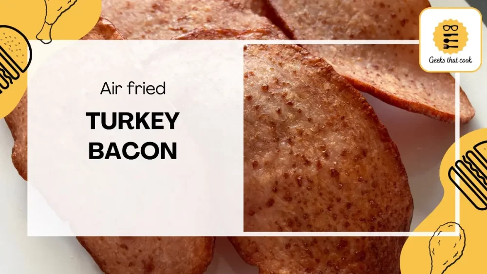 Air Fried Turkey Bacon