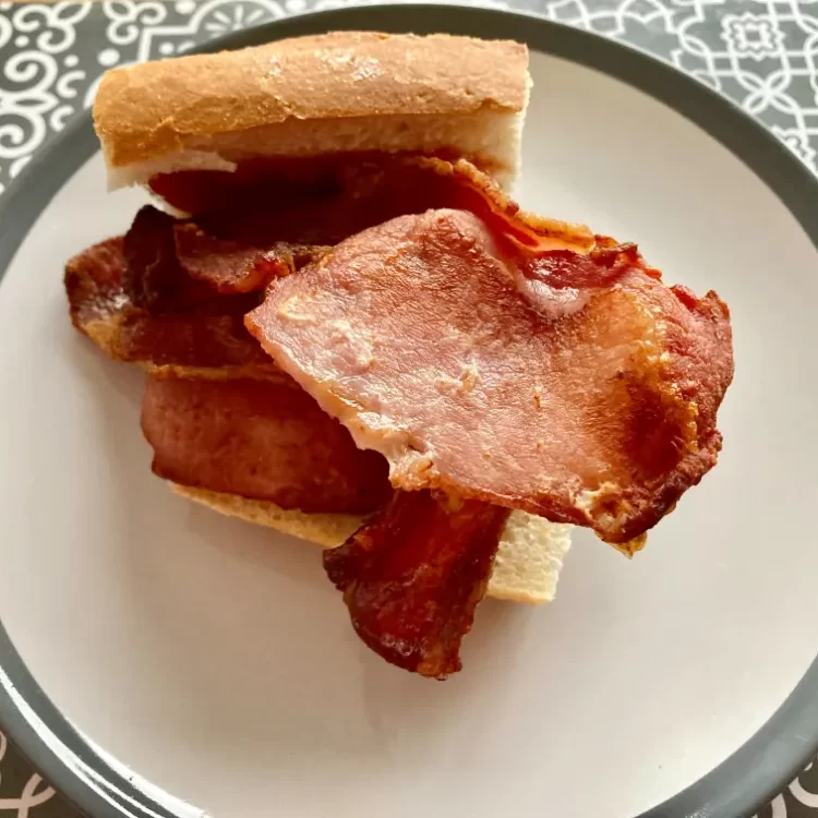 Air Fried Bacon Sandwich