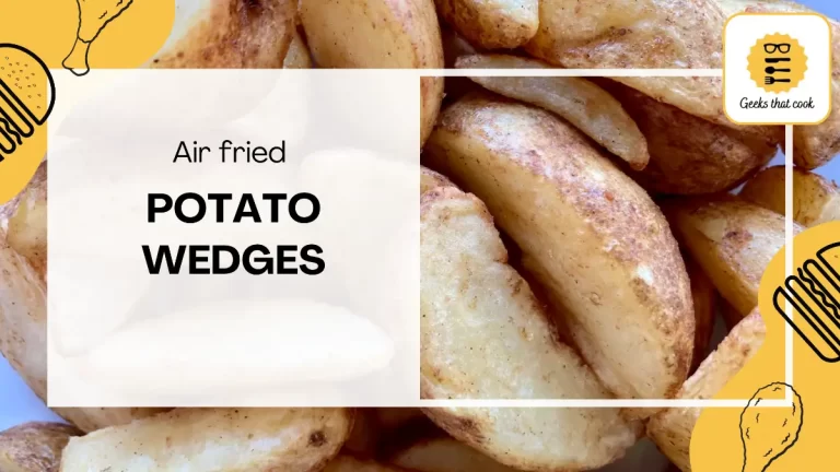 Air Fried Potato Wedges Feature