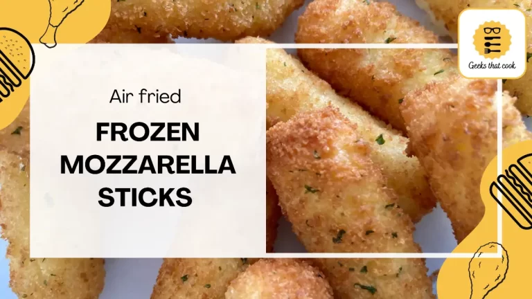 Air Fried Mozzarella Sticks Feature