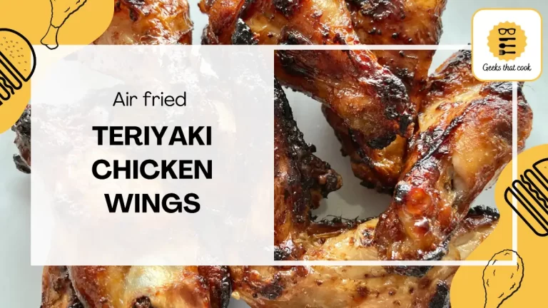 Air Fried Teriyaki Chicken Wings