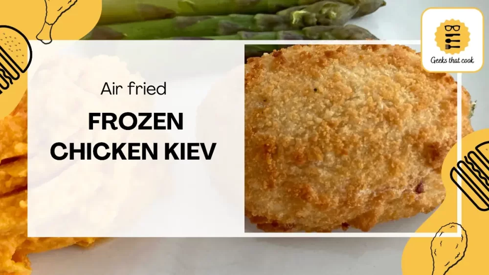 Air fried chicken kiev